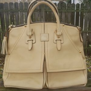 Dooney and Bourke clayton satchel in bone